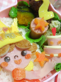 かわいいケーキ♪ キャラ弁のおかず-レシピのメイン写真