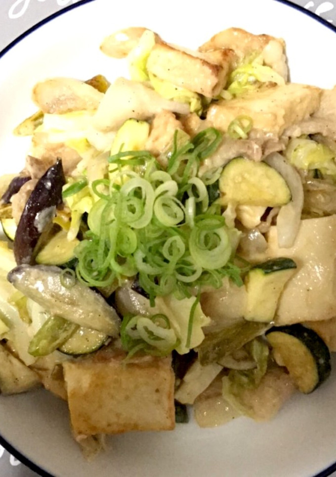 豚バラと野菜のだし醤油マヨ炒め-レシピのメイン写真