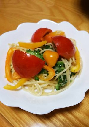 夏野菜たっぷりパスタ-レシピのメイン写真
