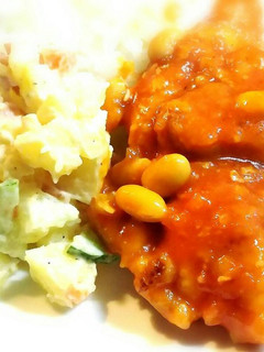 チキンのチリトマト煮込( v^-゜)♪-レシピのメイン写真