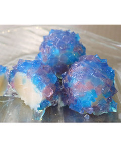 レンジで簡単 和菓子 紫陽花の作り方-レシピのメイン写真