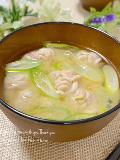 ❀タチ《スケソウの白子》のお味噌汁❀-レシピのメイン写真
