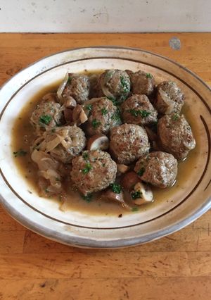 ラム肉のミートボール、ブランデー風味-レシピのメイン写真