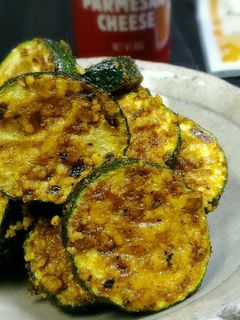 香ばしい♪ズッキーニのカレー粉チーズ焼き-レシピのメイン写真