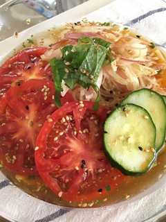 さっぱり食べれる!冷やしごまラーメン-レシピのメイン写真
