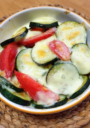 ズッキーニとトマトのチーズ焼き-レシピのメイン写真