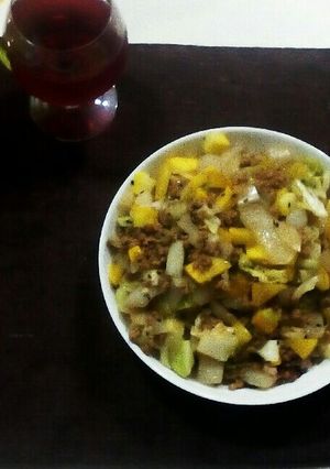 大豆ミンチの野菜とんぶり-レシピのメイン写真
