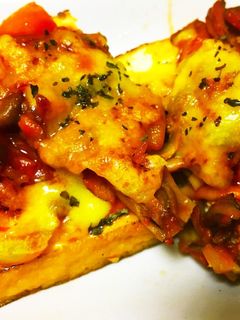 ヘルシー&食べ応え抜群 厚揚げピッツア-レシピのメイン写真