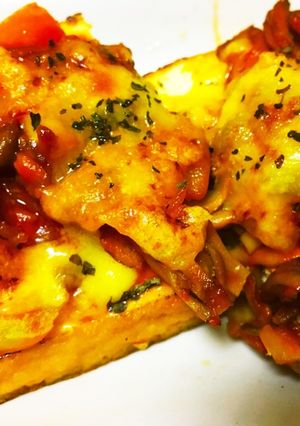ヘルシー＆食べ応え抜群 厚揚げピッツア-レシピのメイン写真