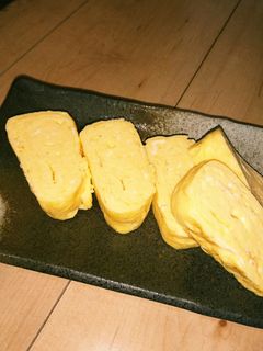 ふわふわ♡白だしと昆布茶のだし巻き玉子♡-レシピのメイン写真