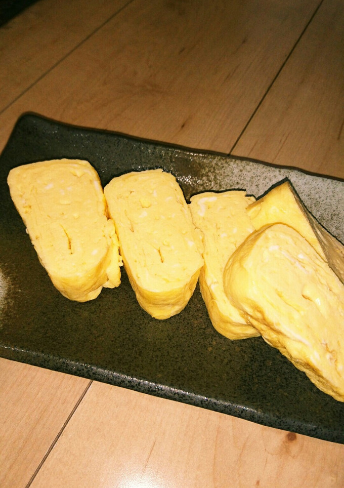 ふわふわ♡白だしと昆布茶のだし巻き玉子♡-レシピのメイン写真
