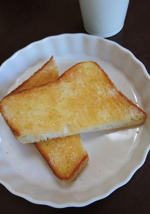 カリッ♪じゅわ～♪シュガートースト-レシピのメイン写真