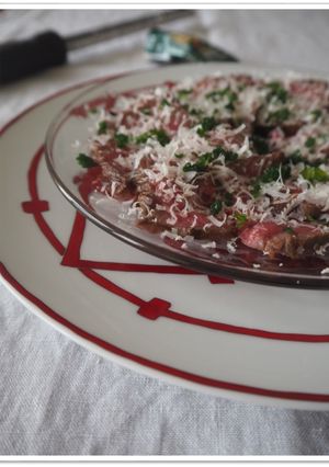 糖質OFF！牛肉のカルパッチョ-レシピのメイン写真