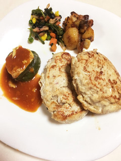 簡単ヘルシー鶏のハンバーグ-レシピのメイン写真
