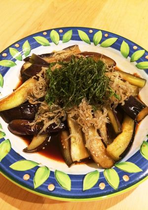 なすとじゃこの煮浸し風☆青じそのせて-レシピのメイン写真