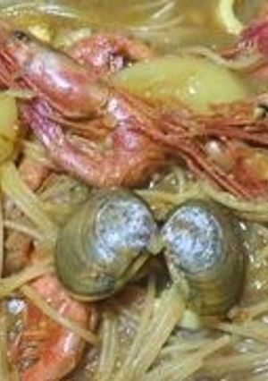みんなで暖まろう♬カレーパスタ鍋+ﾟ♪-レシピのメイン写真