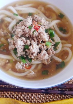 ギョーザラブ♡餃子味のおうどん-レシピのメイン写真