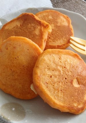 トマトとチーズのホットケーキ-レシピのメイン写真