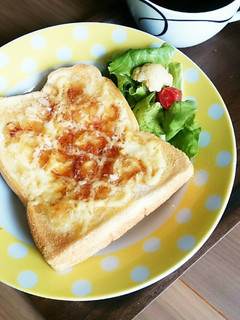 簡単!かつお節のマヨネーズトースト-レシピのメイン写真