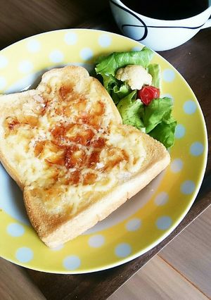 簡単!かつお節のマヨネーズトースト-レシピのメイン写真
