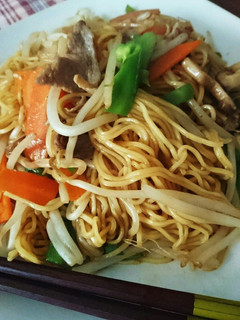 ラ王上海焼きそばアレンジ・カレー風味!-レシピのメイン写真
