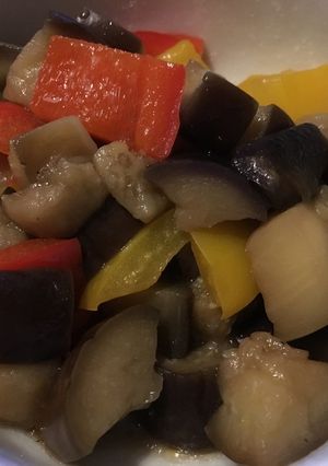 なすとパプリカの甘酢炒め-レシピのメイン写真