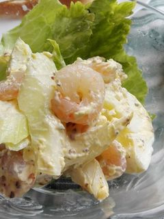簡単☆エビとセロリの卵サラダ-レシピのメイン写真