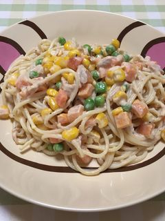 時短ランチ♪ 味噌マヨパスタ-レシピのメイン写真
