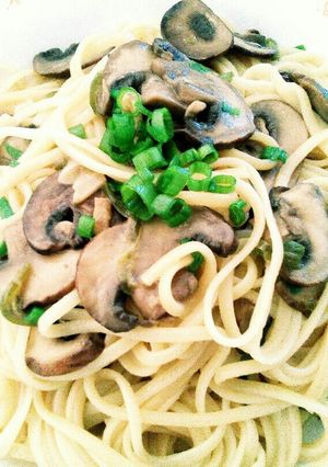 マッシュルームのパスタ バター醤油-レシピのメイン写真