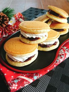 ホケミで簡単☆卵不使用どら焼き。-レシピのメイン写真