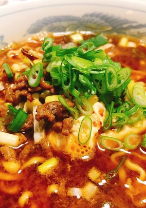 マルちゃん正麺deピリ辛肉味噌ラーメン-レシピのメイン写真