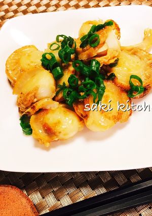 ♡帆立のバターポン酢炒め♡-レシピのメイン写真