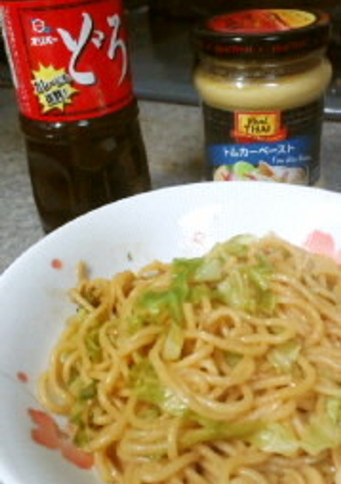 トムカーペースト・我が家の焼きそばで！-レシピのメイン写真