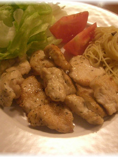しっとり☆鶏むね肉のバターソテー♪-レシピのメイン写真