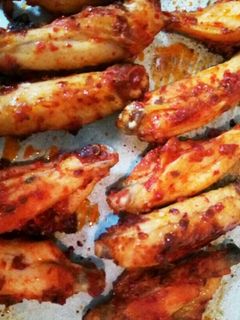 ハリッサで♪手羽中のオーブン焼き-レシピのメイン写真