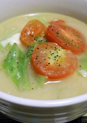 簡単!美味しい!トマトのお味噌汁☆-レシピのメイン写真