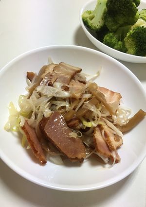 チャーシューとメンマのネギ和え-レシピのメイン写真
