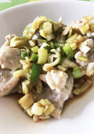 レンジで簡単★蒸し鶏のさっぱり香味ダレ-レシピのメイン写真