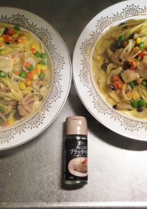 簡単☆コーンクリームパスタ-レシピのメイン写真