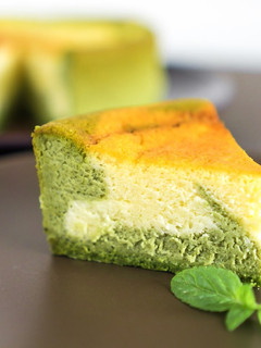 抹茶のマーブルベイクドチーズケーキ-レシピのメイン写真