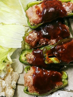 簡単 ピーマンの肉詰め-レシピのメイン写真
