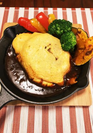 ＊この夏食べたい絶品オムバーグ＊-レシピのメイン写真