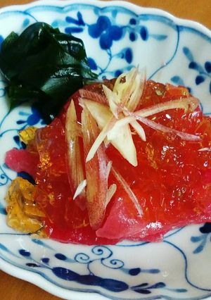 マグロのジュレがけ(減塩)-レシピのメイン写真