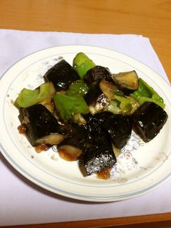 簡単!なすとピーマンのポン酢炒め-レシピのメイン写真