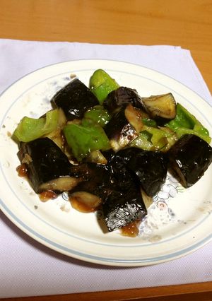 簡単！なすとピーマンのポン酢炒め-レシピのメイン写真