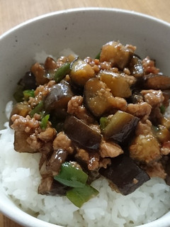 麻婆ナス丼-レシピのメイン写真