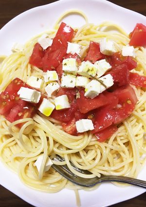 シンプル冷製パスタ-レシピのメイン写真