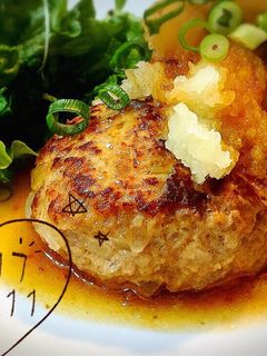 ドレッシングを使った、和風ハンバーグ!-レシピのメイン写真