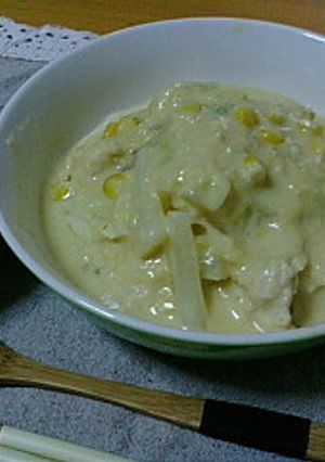 *肉だんごと白菜のコーンクリーム煮*-レシピのメイン写真