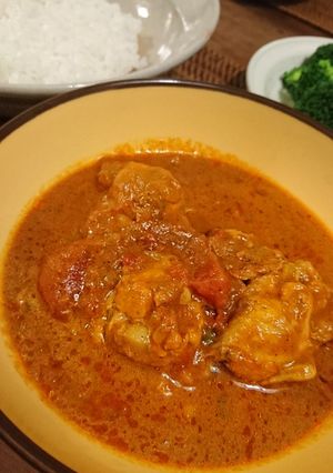 トマトチキンカレー(圧力鍋使用)-レシピのメイン写真